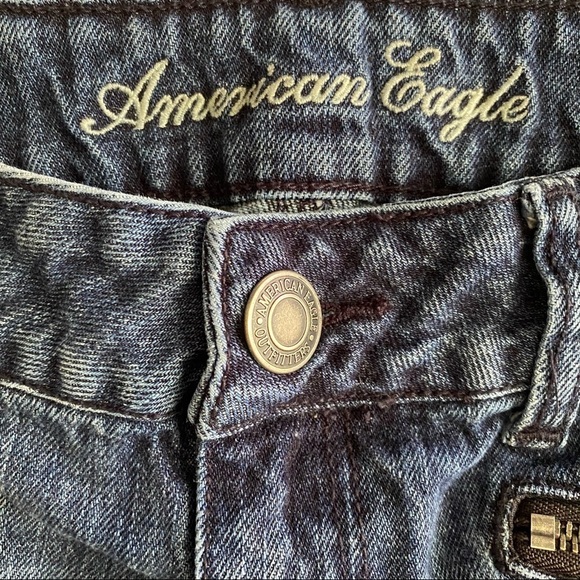 American Eagle Moto Zip Short Shorts size 4 - Picture 6 of 8